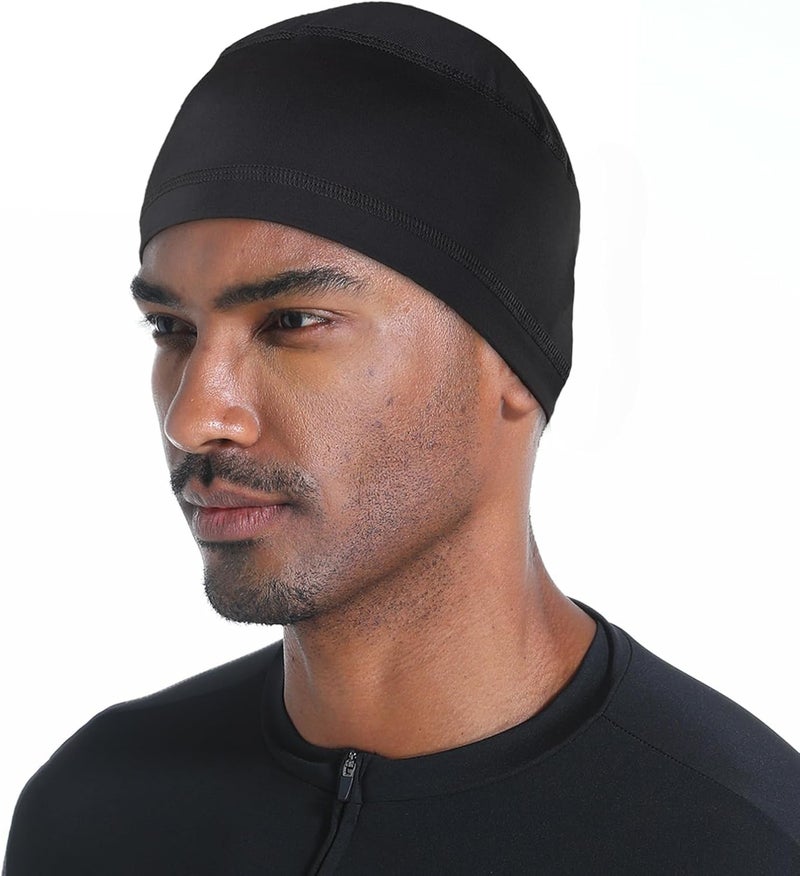 Roybens Cooling Skull Caps for Men, Hard Hat Liner Helmet Liner Cycling Cap Running Beanie Motorcycle Sweat Wicking Head Wrap Women - Image 1
